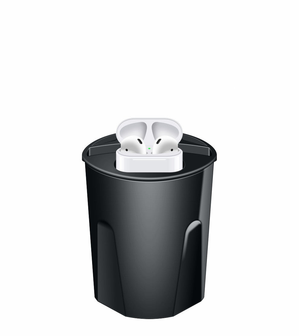 2-in-1 Kabelloses Auto-Lade-Dock