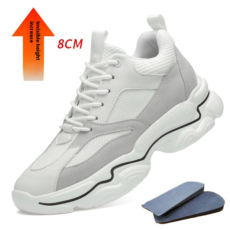 Herren-Sneaker aus Leder und Mesh | LuxeStyle