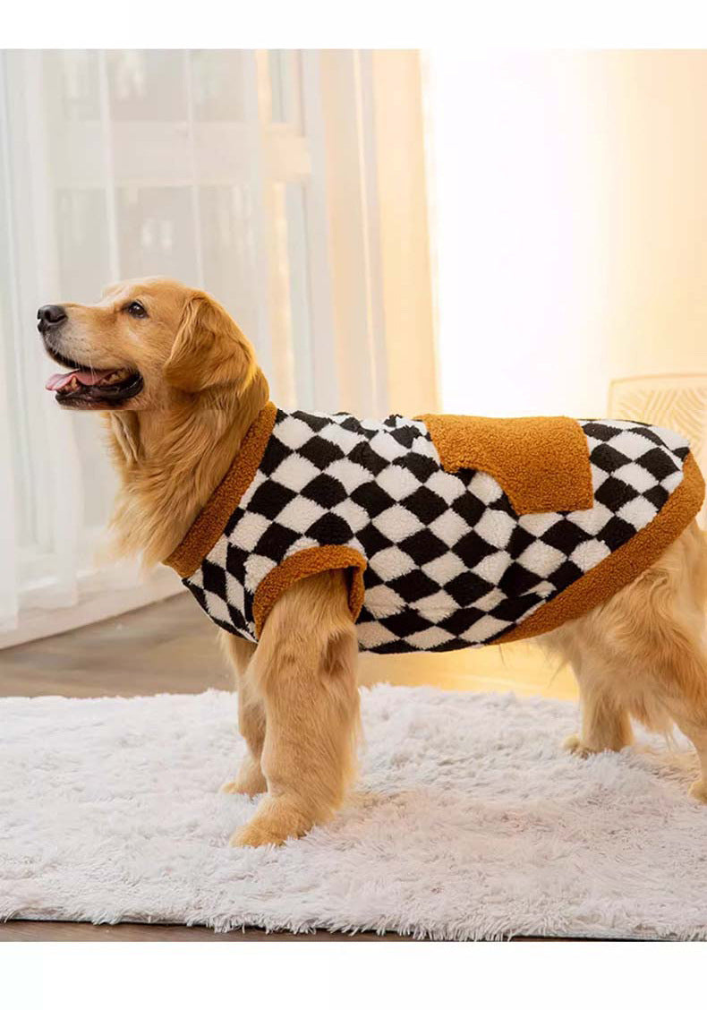 Hundejacke aus Lammwolle für Herbst und Winter – Bild 3 | LuxeStyle