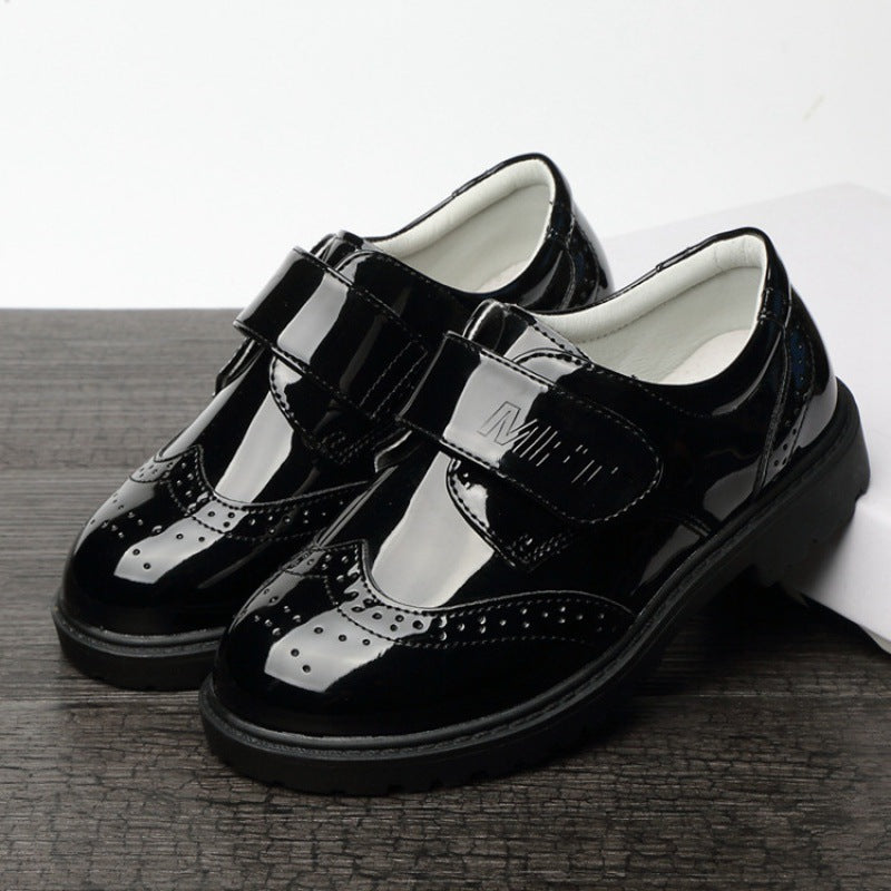 Leder-Halbschuhe für Jungen