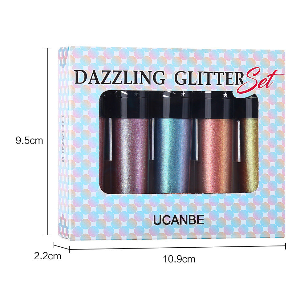 Perlglänzendes Lidschatten-Set – 5 Farben | LuxeStyle