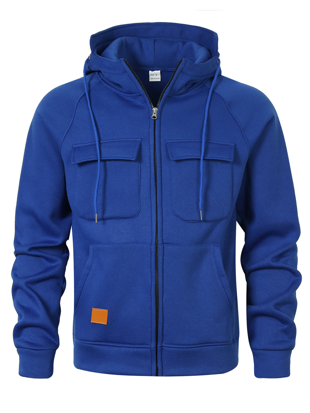 Herren Loose-Fit Hoodie mit Stehkragen