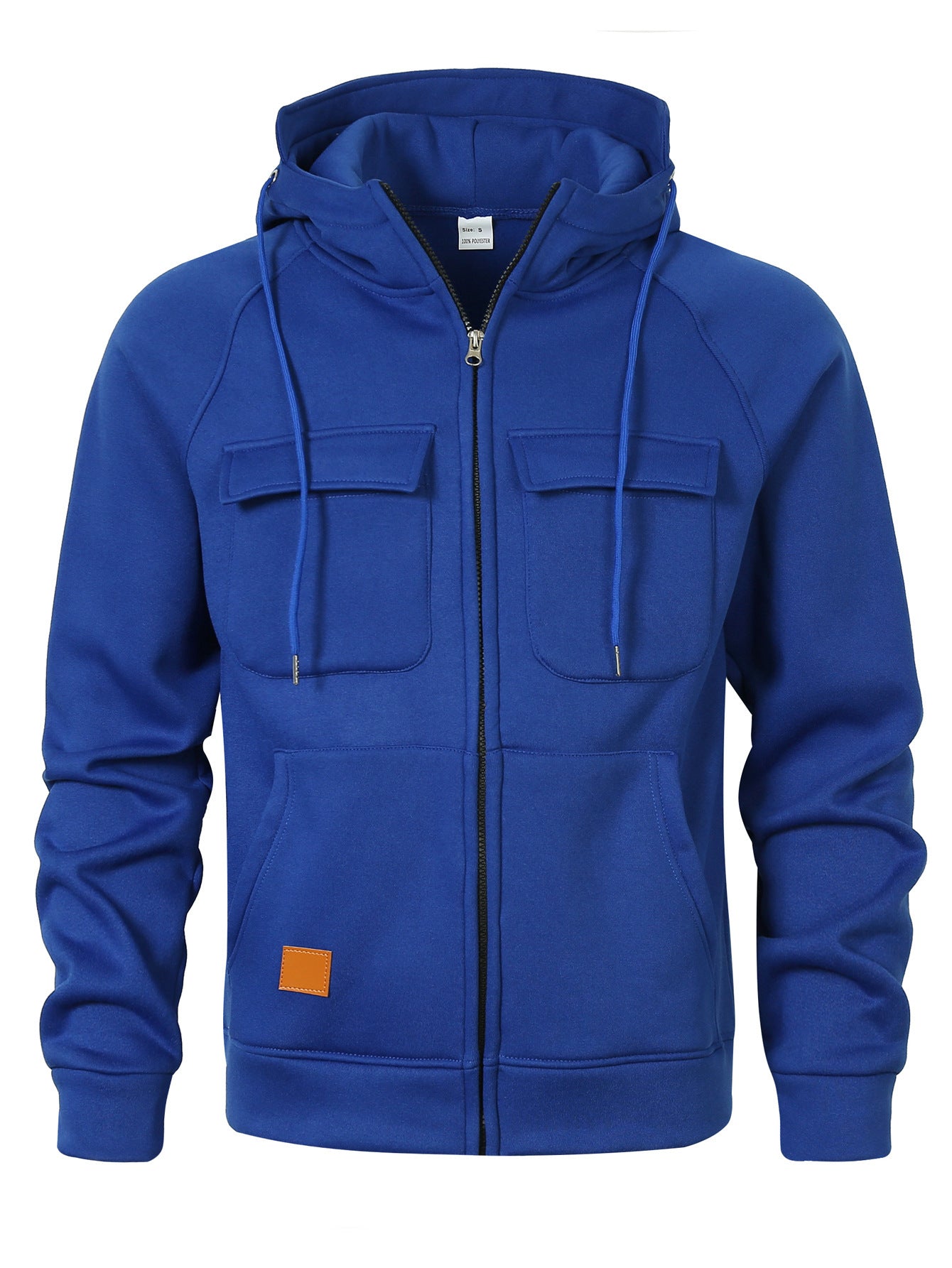Herren Loose-Fit Hoodie mit Stehkragen