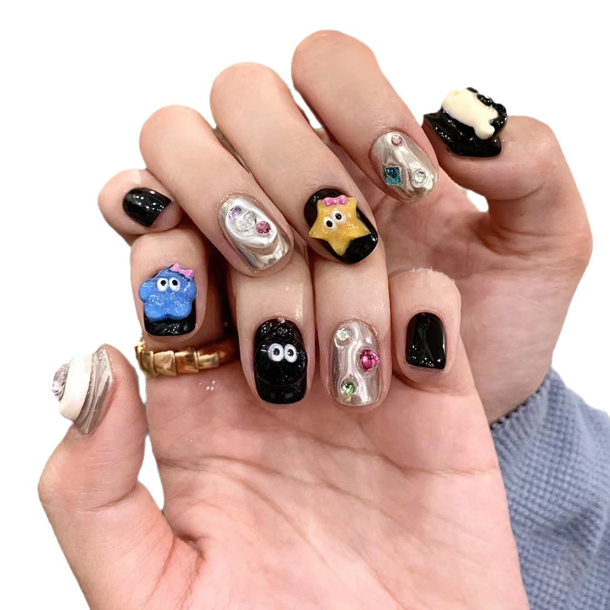 Handgemachte Fake Nails für Maniküre
