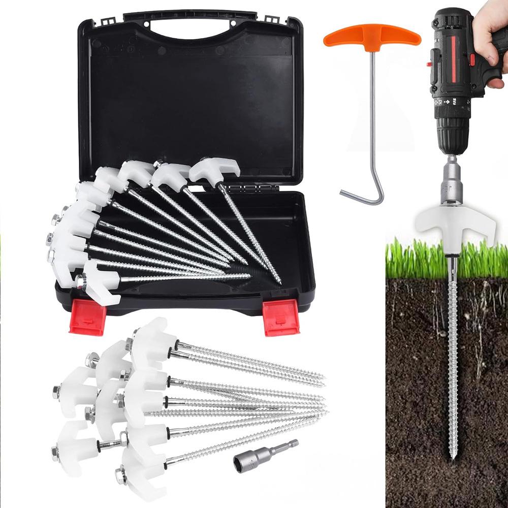 Outdoor-Zeltstifte 12er-Set aus Legierung