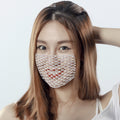 Farbiges Diamant-Mask