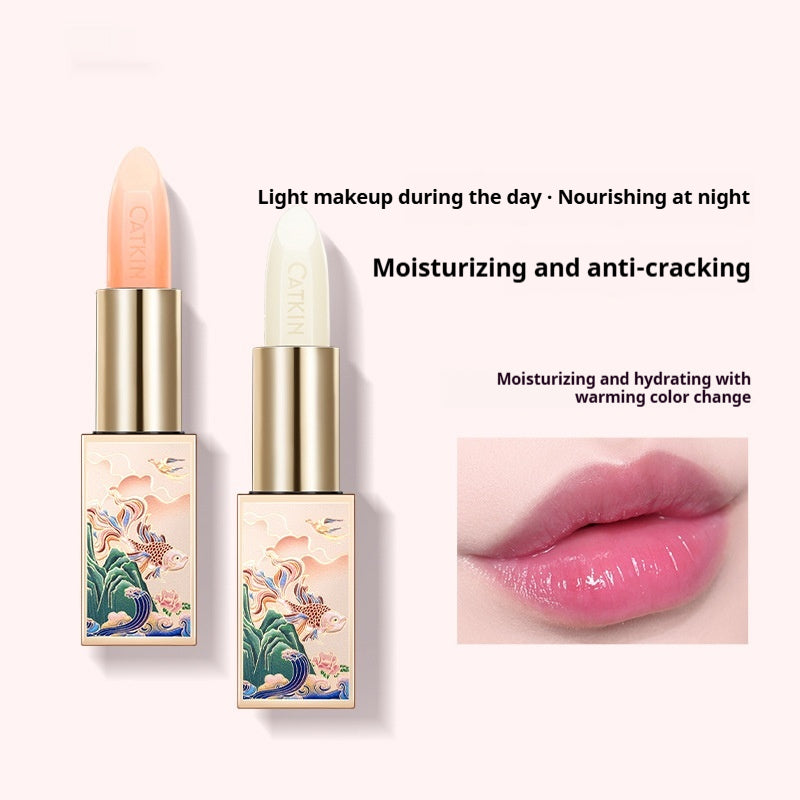 Farbwechselnder Lippenbalsam mit Feuchtigkeit