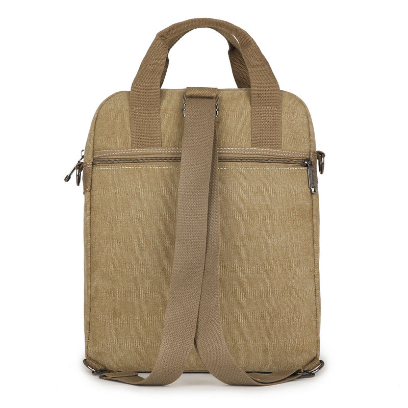Trendiger Canvas-Laptop-Rucksack – Bild 2 | LuxeStyle