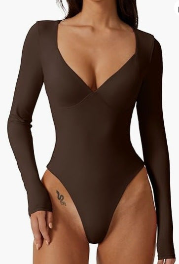 Elegante Damen T-back Strumpfanzug