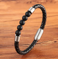 Unisex Lederarmband mit Edelstahlschnalle | LuxeStyle