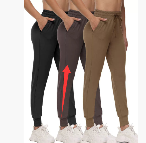 Hochtaillierte Leisure Yogahose Damen