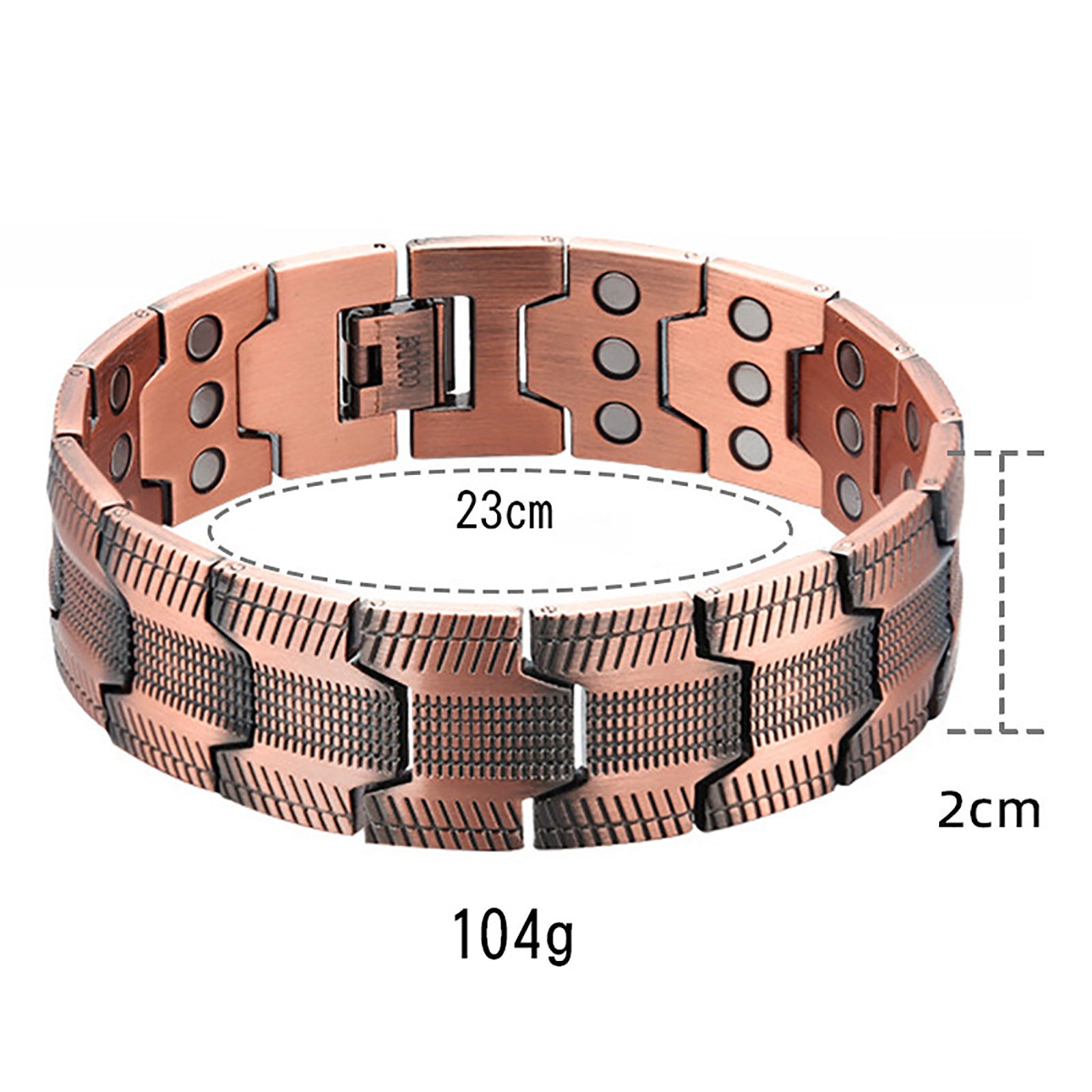 Kupfer-Armband mit negativen Ionen