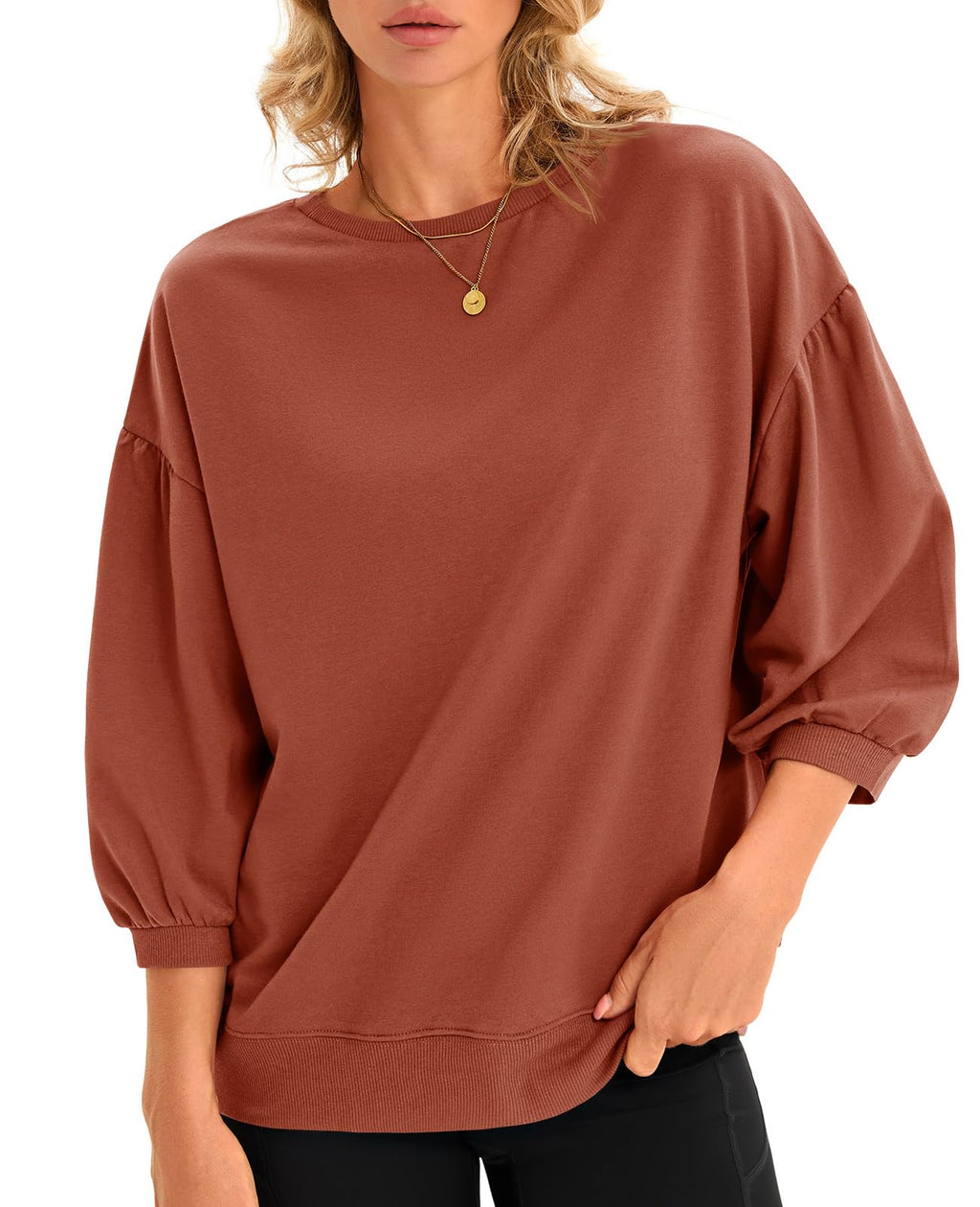 Puff-Arm-Sweatshirt