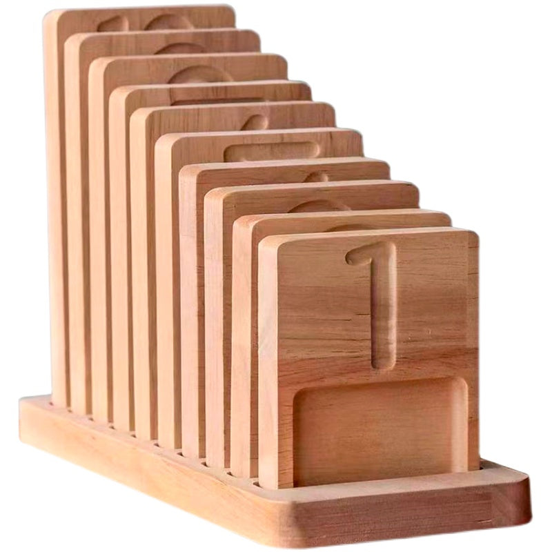 Montessori Holzspielzeug Zählbrett – Bild 5 | LuxeStyle