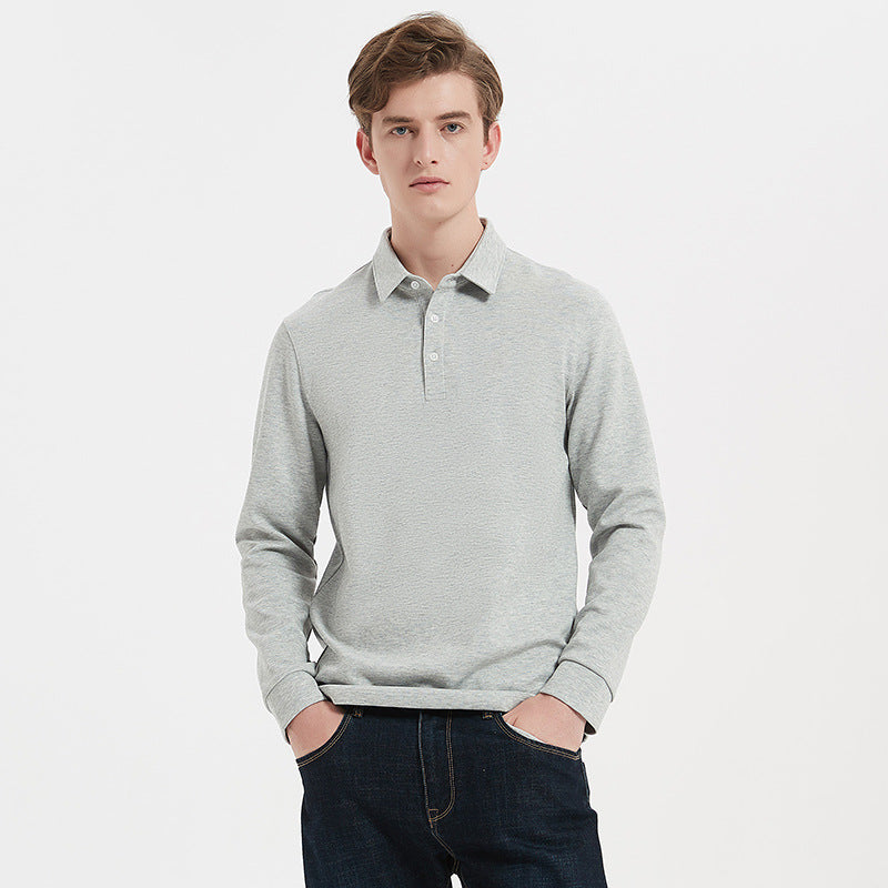Langarm-Poloshirt