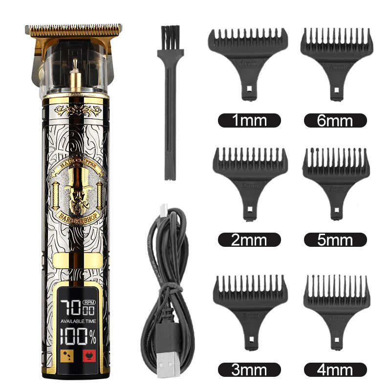 Retro Haarschneider – Präzision für Ölfrisuren & Gravuren