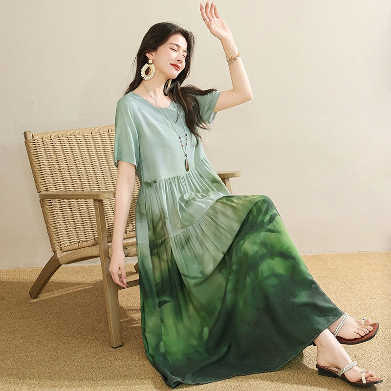 Resort-Kleid aus Polyesterfaser