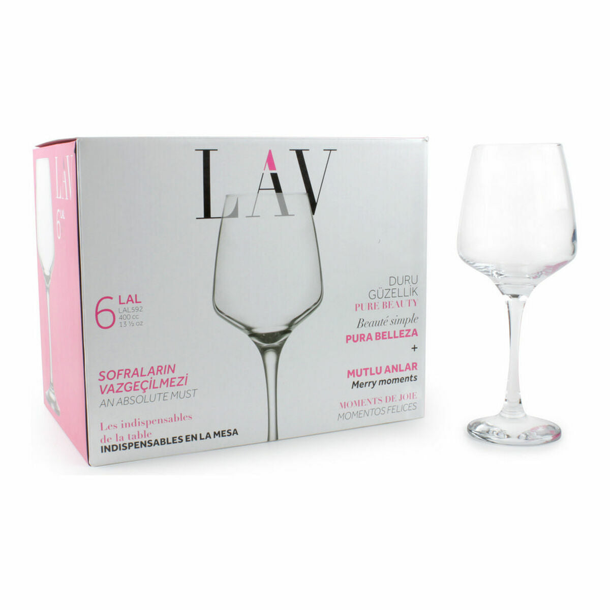 Weinglas-Set LAV Lal 6 Stücke (6 Stück)