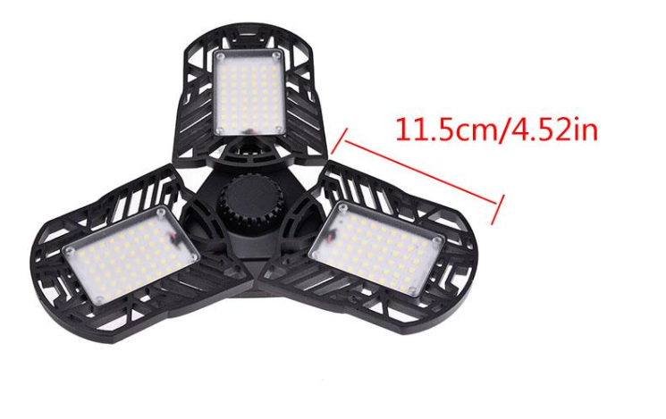 Deformierbare LED-Garagenleuchte, 60W