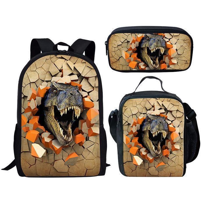 Dinosaurier Rucksack-Set für Kinder – Bild 7 | LuxeStyle