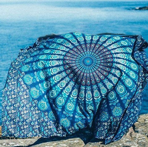 Blauer Pfau Wandteppich – Bild 2 | LuxeStyle