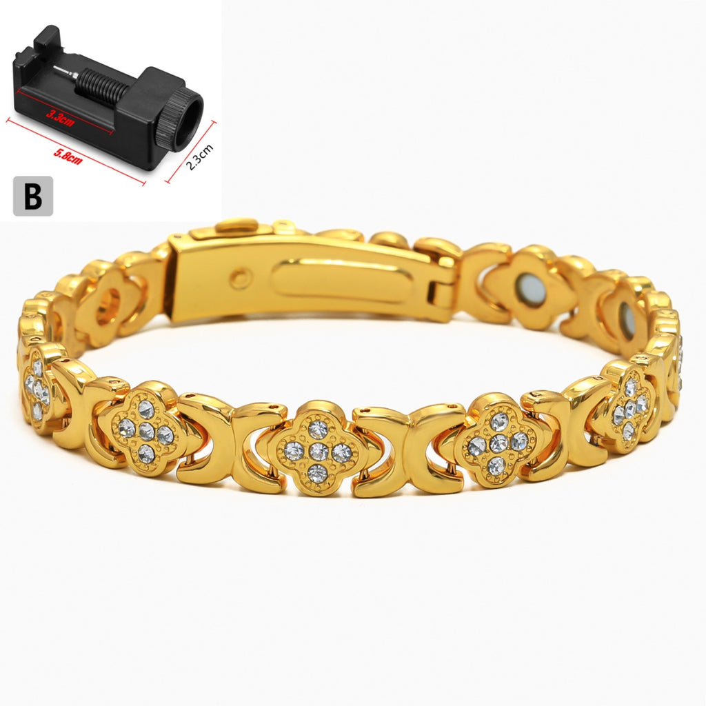 Breites Edelstahlarmband für Damen | LuxeStyle