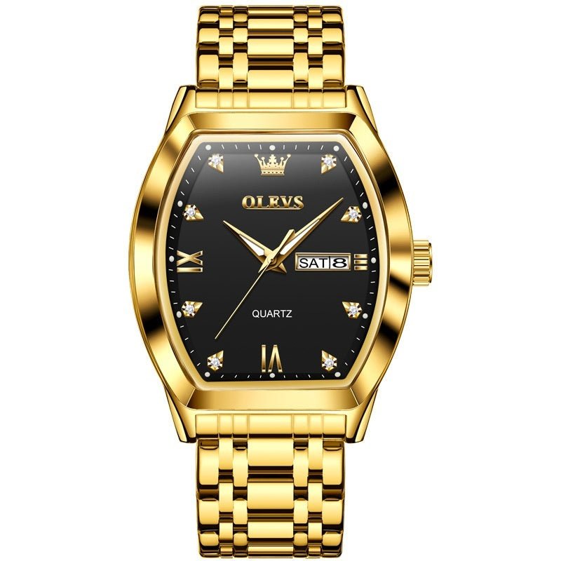Quarz-Armbanduhr für Herren im Business-Stil