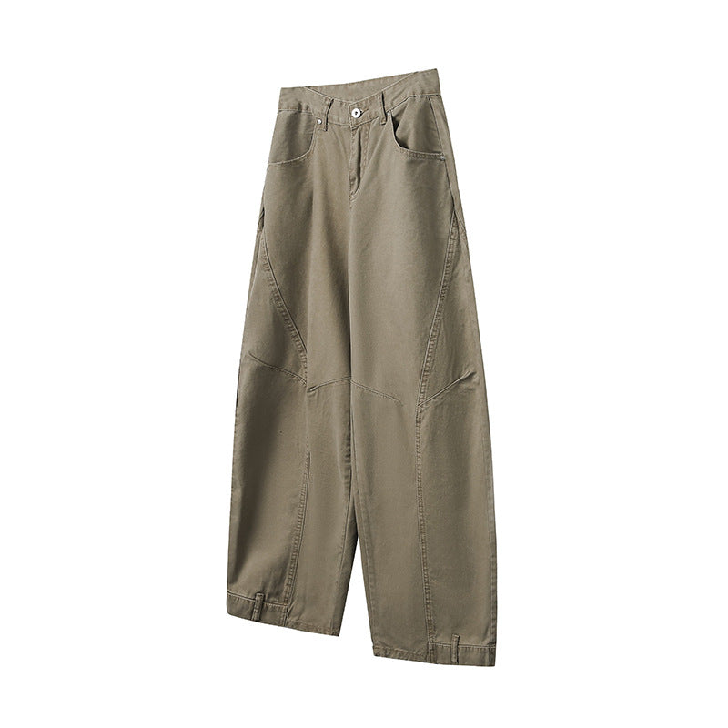 Herren Khaki-Hose, weiter Schnitt
