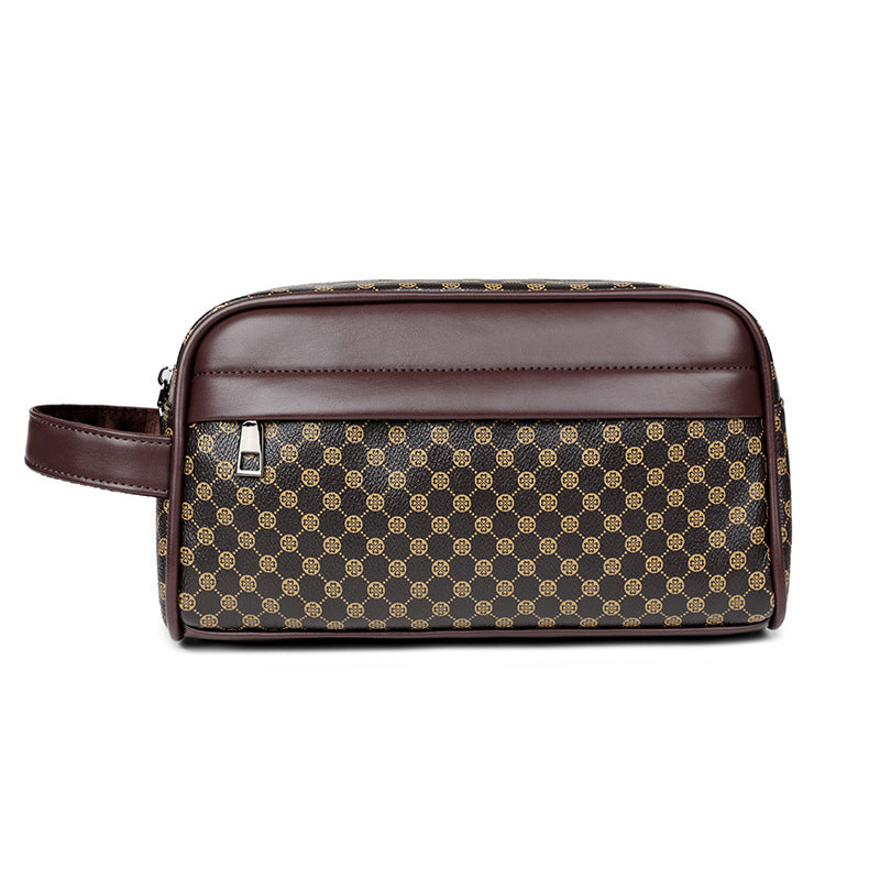 Herren Clutch Vintage Druck Tasche
