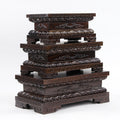Holzfiguren Lotus Buddha