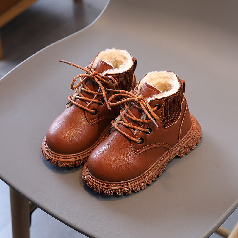 Kinder Martin Boots aus Mikrofaser-Leder – Bild 4 | LuxeStyle