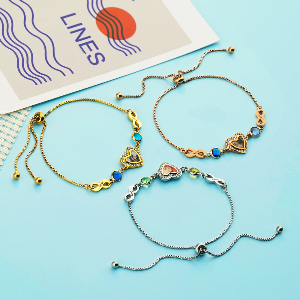Edelstahl Armband, personalisierbar