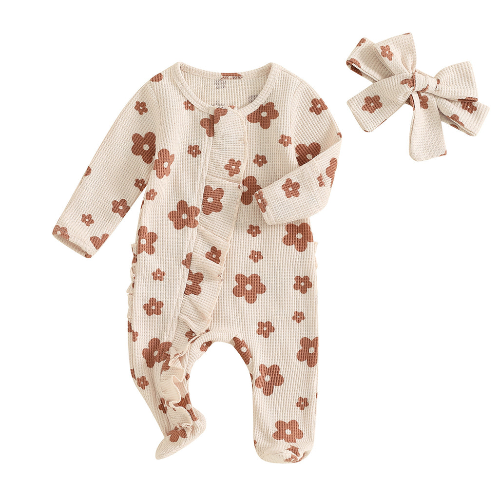 Baby-Overall mit Blumenmuster – Bild 6 | LuxeStyle