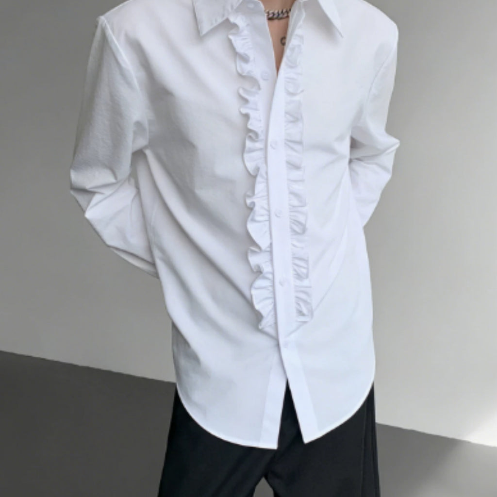 Herren-Sommerhemd «Monsieur» – French Court Style, Kurzarm