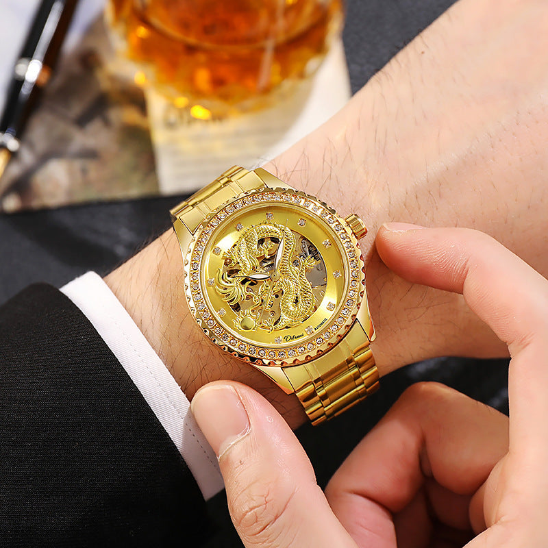 Wasserdichte Herren-Automaticuhr mit 14mm Gehäuse