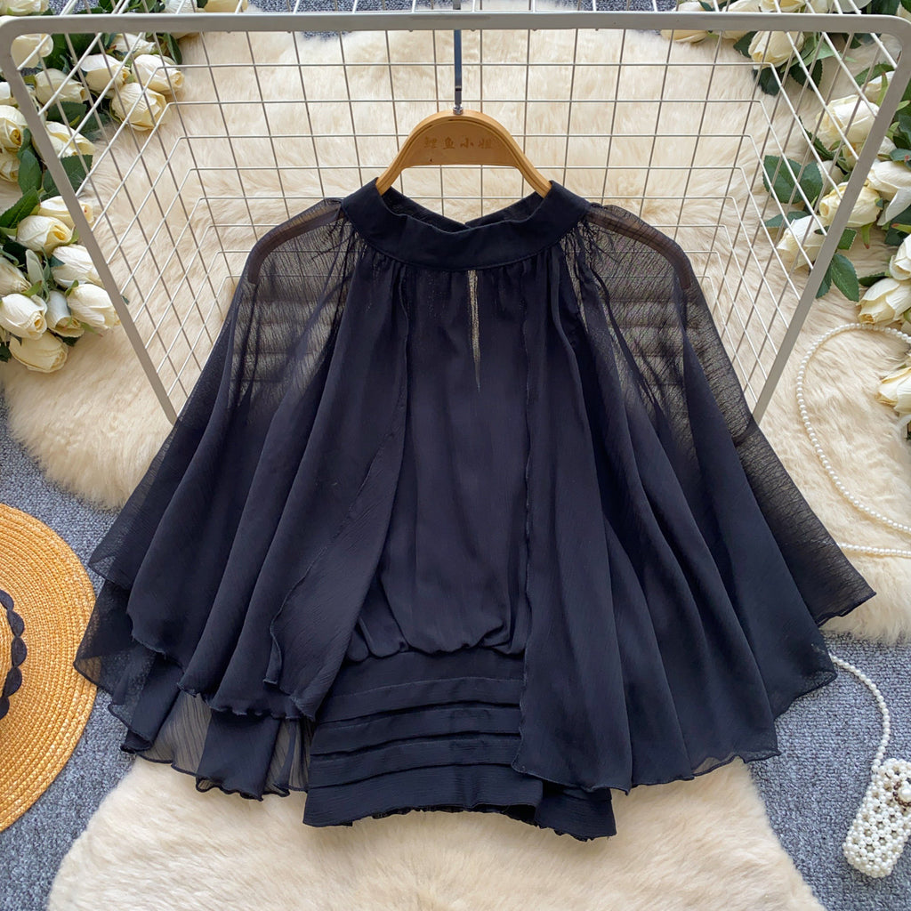 Elegantes Blusen-Top mit asymmetrischem Design