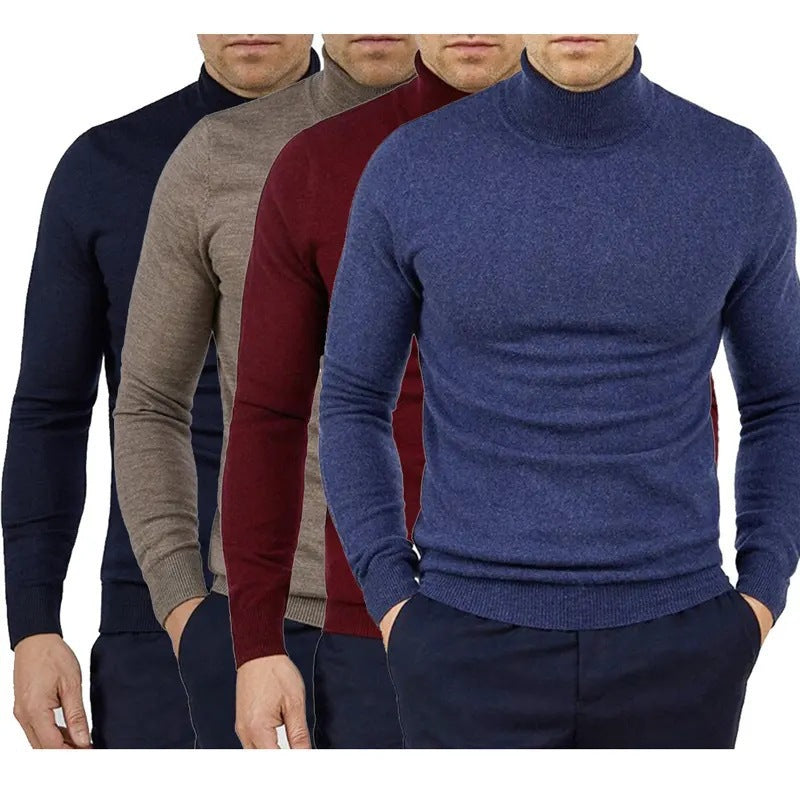 Herren Strickpullover einfarbig