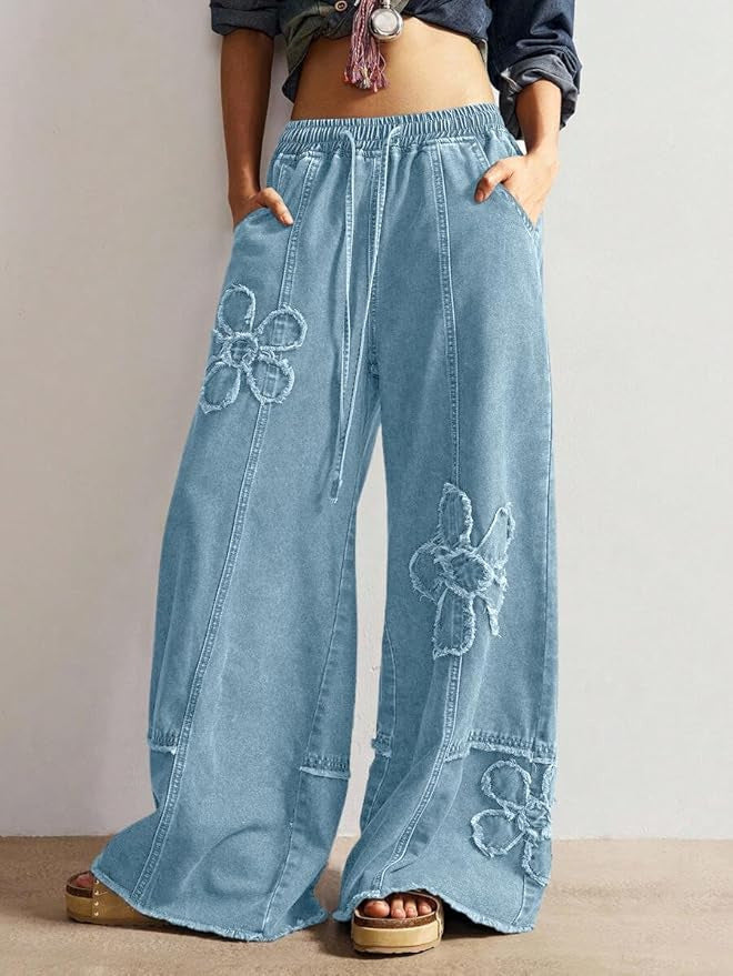 Stickereie Jeans