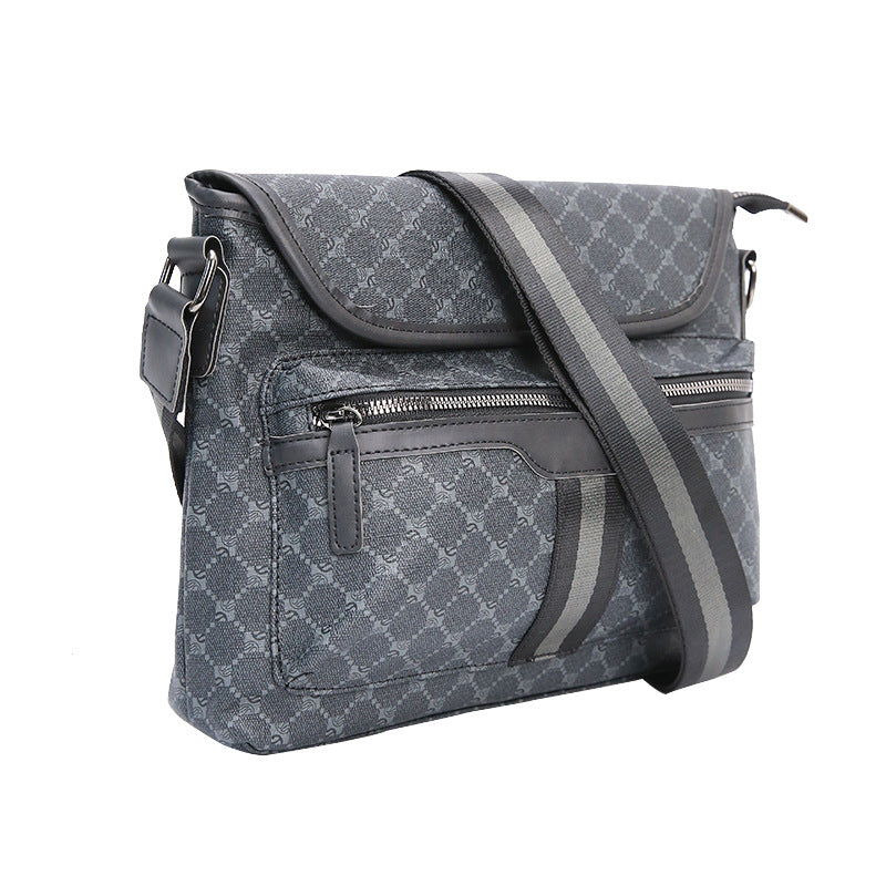 Männer Crossbody Rucksack Plaid – Bild 8 | LuxeStyle