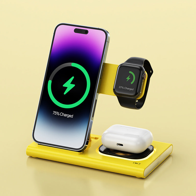 3-in-1 Wireless Charger mit Nachtlicht