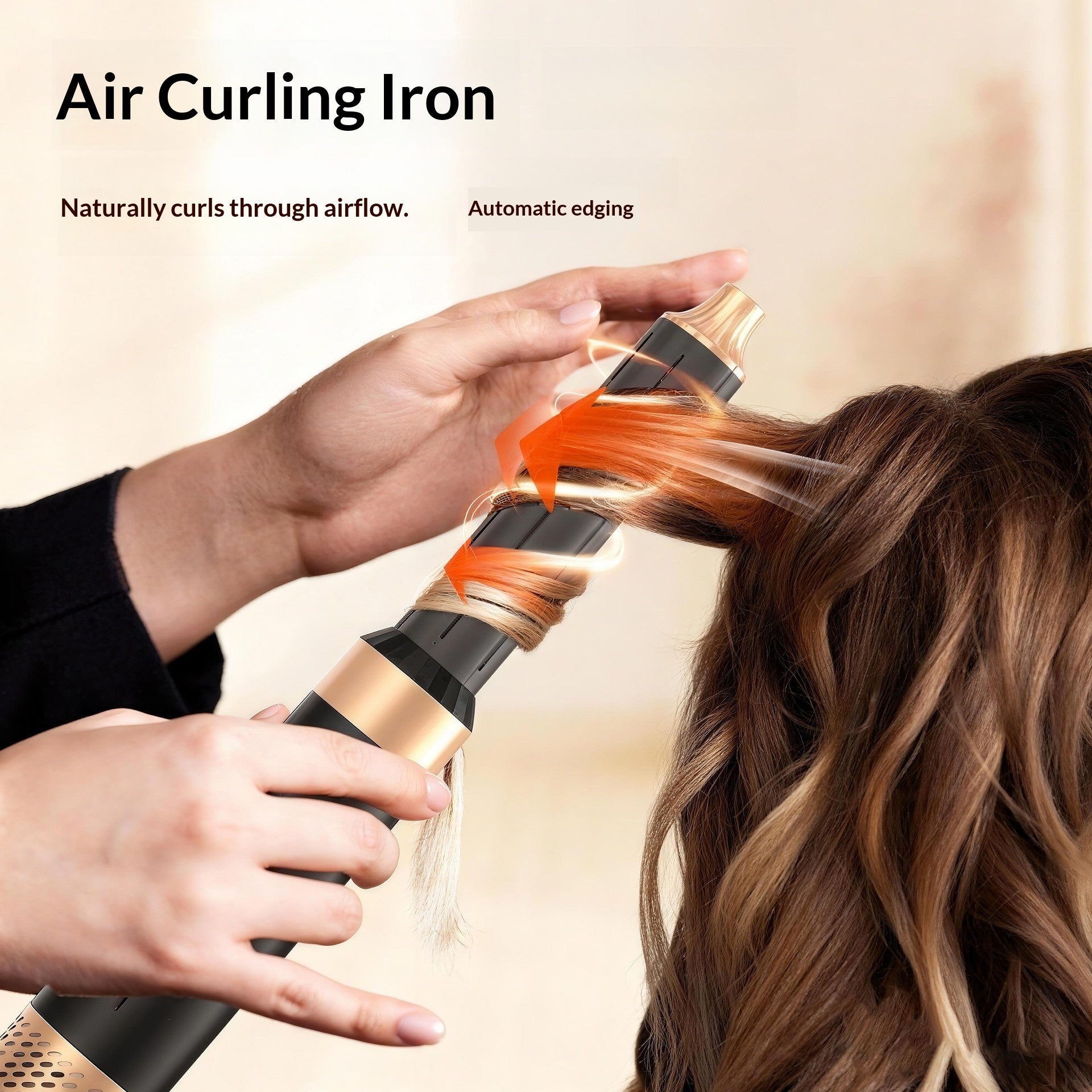 6-in-1 Warmluftkamm für Styling & Volumen