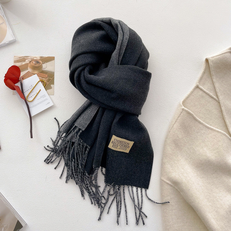 Doppelseitiger Schal – Bild 7 | LuxeStyle