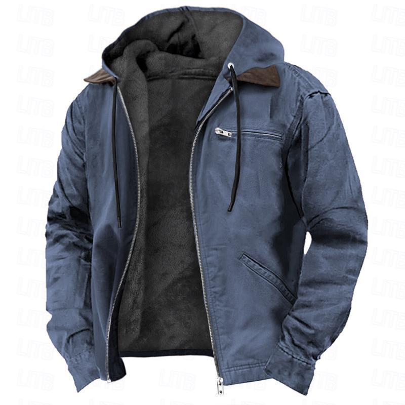 Winter-Hoodie mit Taschen