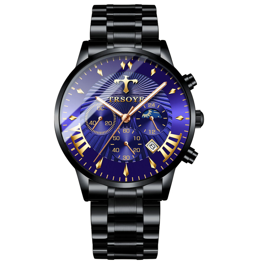 Business Quartz Herrenarmbanduhr – Luminisch, wasserdicht, 42 mm – Bild 11 | LuxeStyle
