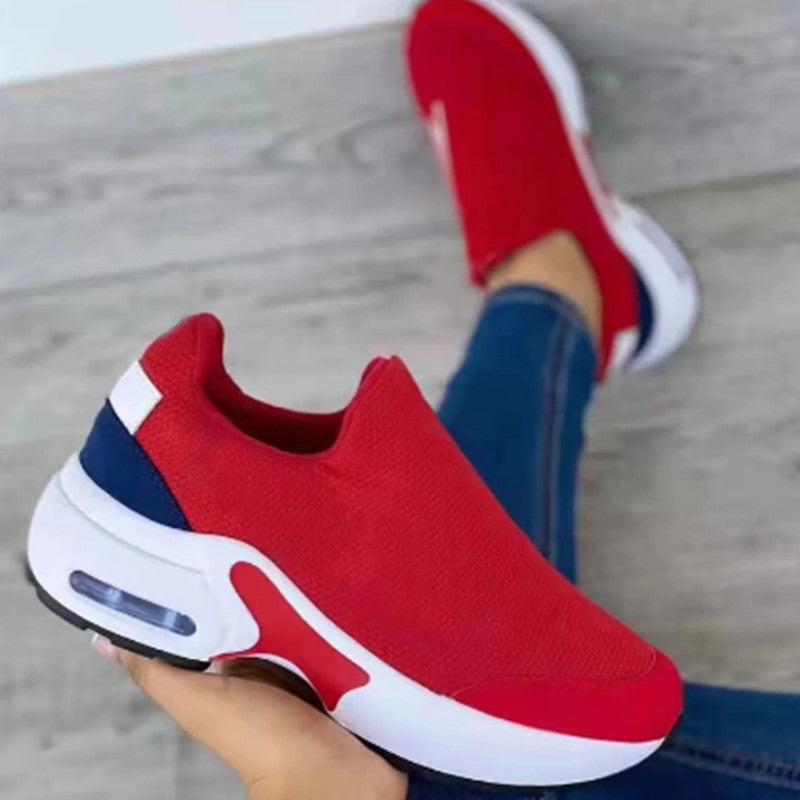 Damen Stretch-Sneaker mit Rundspitze