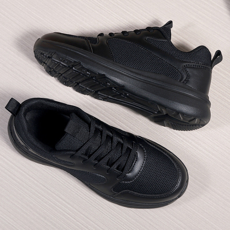 Unisex-Sneaker All Black mit Mesh-Design
