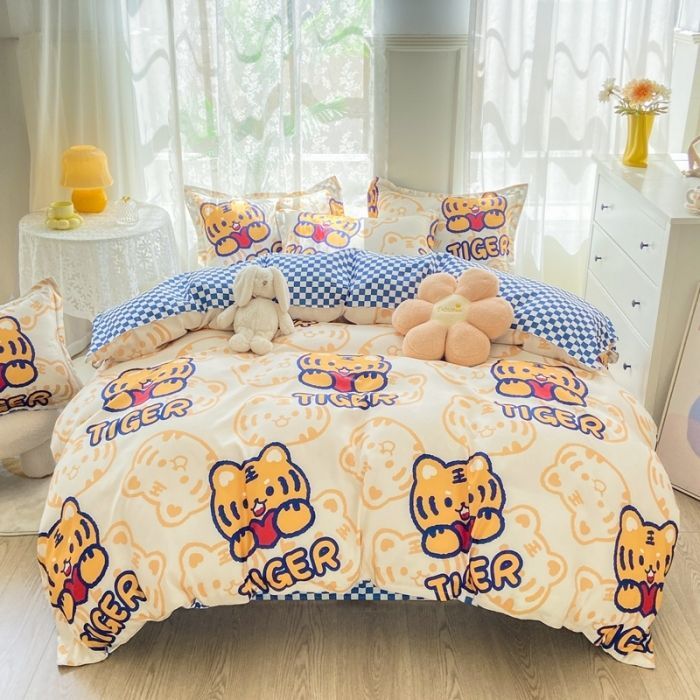 Vierer-Deckenbezug Set 160x210 cm