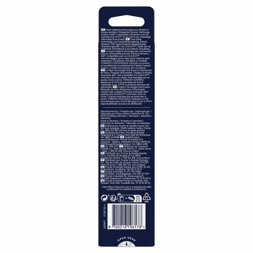 Ersatzkopf Oral-B iO Ultimate Clean Schwarz