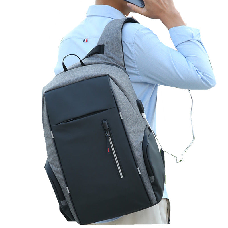 Multifunktionaler Laptop-Rucksack mit USB-Ladefunktion – Bild 2 | LuxeStyle