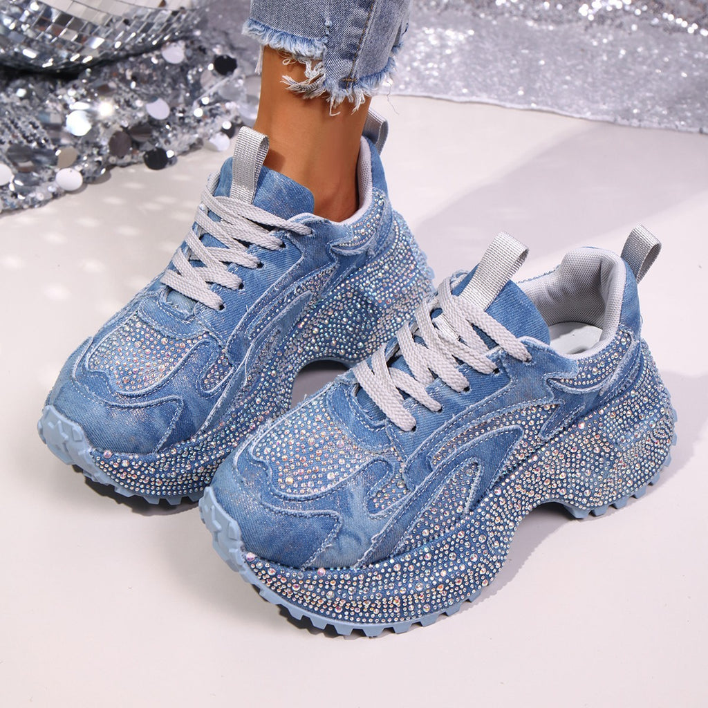 Damen Sneaker mit dicker Sohle